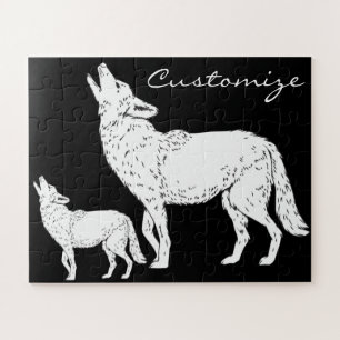 Puzzle Coyote Howling Thunder_Cove