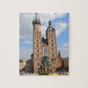Puzzle Cracovie, église de Mariacki, l'église de St Mar