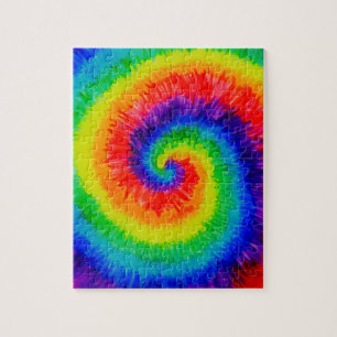 Puzzle Cravate mourir arc-en-ciel dans l'encre d'alcool