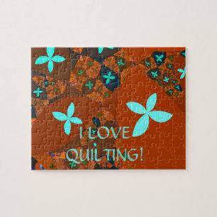 Puzzle Crazy Quilt Fractal Abstrait