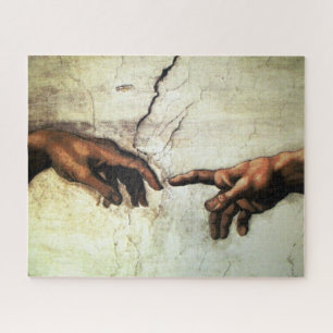 Puzzle Création d'Adam - mains Michaël Angelo 1475 - 15