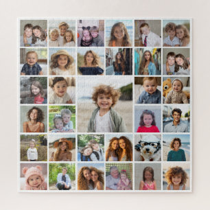 Puzzle Créer un collage de photos funky avec 33 photos