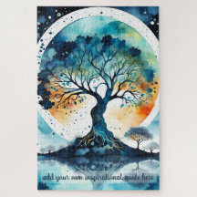 créer votre propre citation inspirante, arbre de v