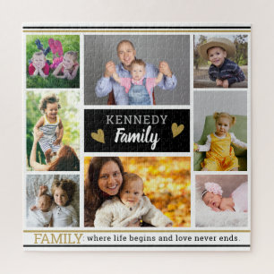 Puzzle Créer votre propre soumission de famille 8 Collage