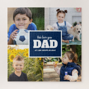 Puzzle Créer vous-même 4 Photo We Love You Papa