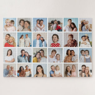 Puzzle Créez votre propre 24 photo Collage couleur modifi