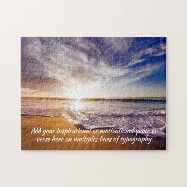 Puzzle Créez Votre Propre Citation Inspirante Motivationn (Horizontal)