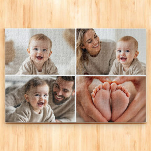 Puzzle Créez Votre Propre Collage De 4 Photos De Bébé Mig