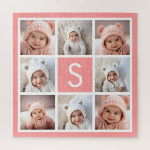 Puzzle Créez Votre Propre Collage Instagram Monogramme Pe