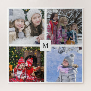 Puzzle Créez votre propre collage photo de famille monog