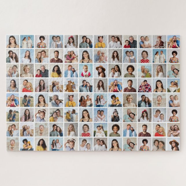 Puzzle Créez votre propre collection de photos 96 couleur (Horizontal)
