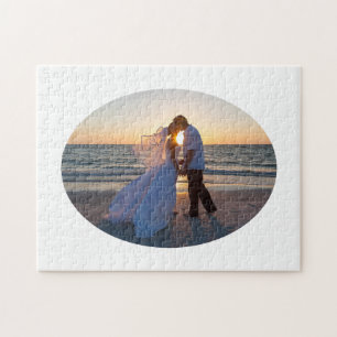 Puzzle Créez votre propre forme ovale de mariage 14x11
