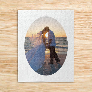 Puzzle Créez Votre Propre Forme Ovale Mariage 11x14