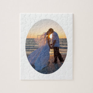 Puzzle Créez votre propre Mariage de forme ovale 8x10