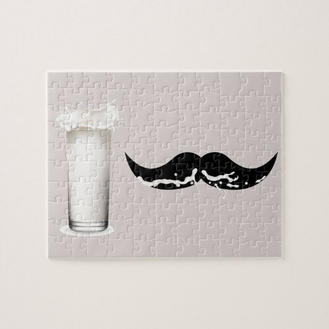 Puzzle Crème de moustache de lait (Horizontal)
