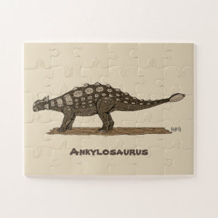 Puzzle Cretaceous Dinosaur Ankylosaurus