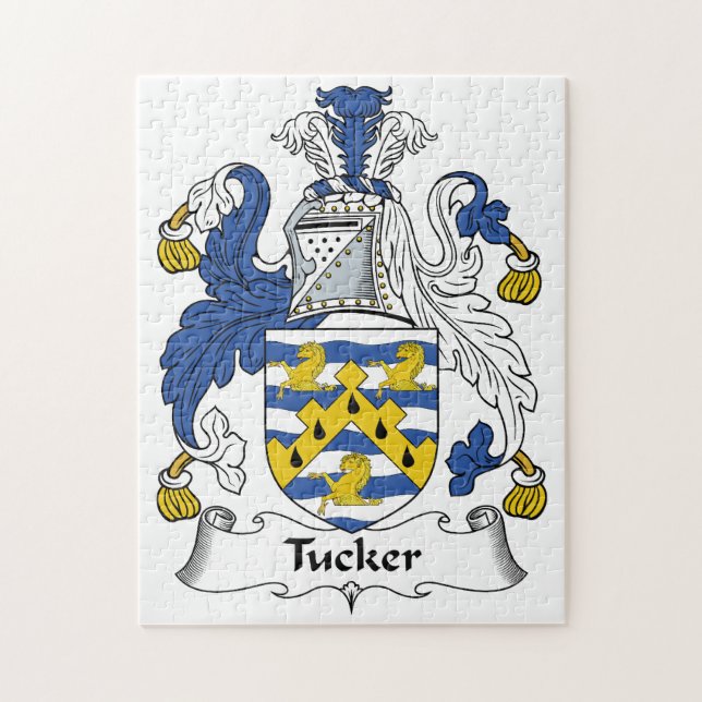 Puzzle Crête de famille de Tucker (Vertical)