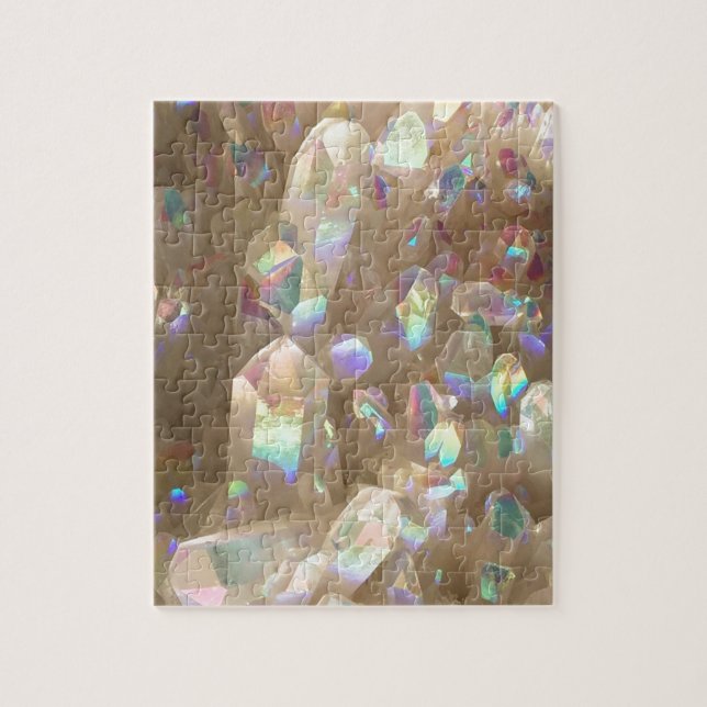 Puzzle Cristaux d'aura de klaxon de licorne (Vertical)