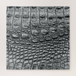 Puzzle Crocodile Noir : Météo Noire Mystique