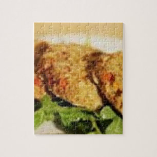 Puzzle Croustillant gâteaux de crabe avec boîte à cadeaux
