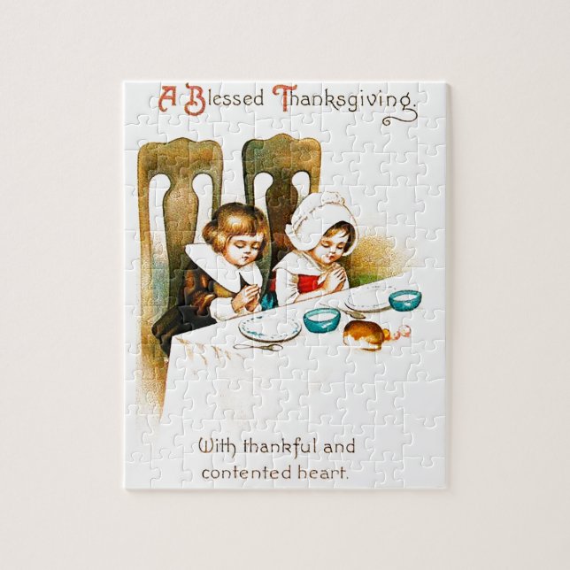 Puzzle Cru par thanksgiving béni (Vertical)