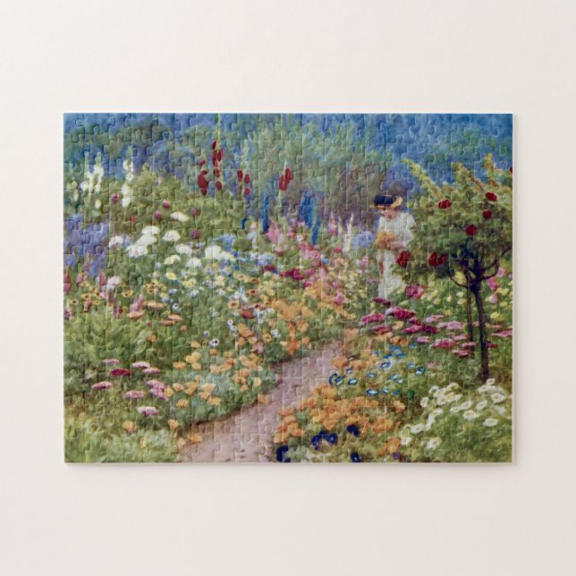 Puzzle Cru un jardin anglais de pays (Horizontal)