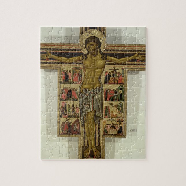 Puzzle Crucifixion avec des histoires de la passion, (Vertical)