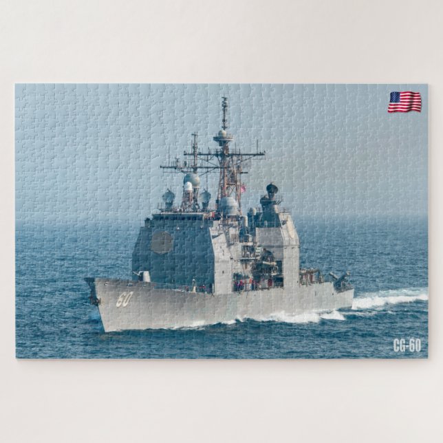 Puzzle CRUISER À MISSILES GUIDÉS - CG-60 (20x30 POUCES) (Horizontal)