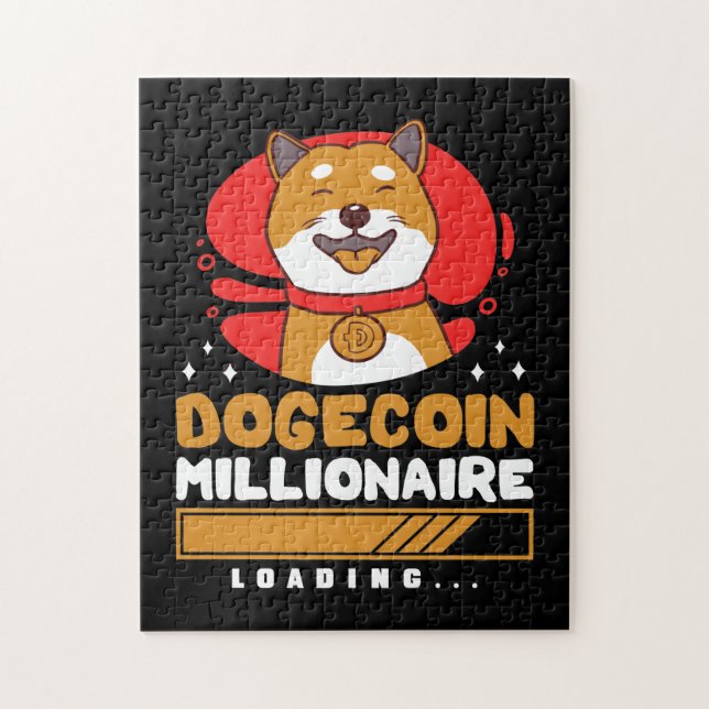 Puzzle Crypto DogeCoin Millionaire Chargement (Vertical)