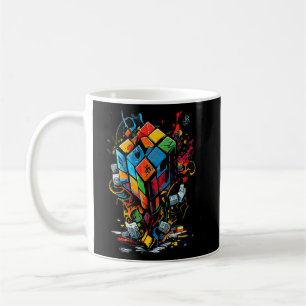 Puzzle Cube Exploding Speed Cubing 80er Jugend Vin Kaffeetasse