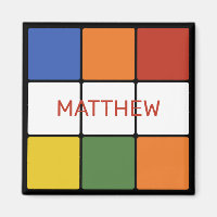 Puzzle Cube Game Toy Personalisiert in den 80er Ja