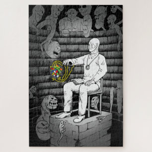 Puzzle Cube magique avec monstres