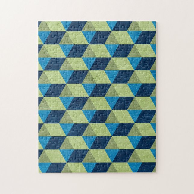 Puzzle Cube or hexagon (Vertical)