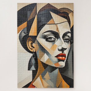 Puzzle Cubisme Abstrait Portrait Picasso Inspiré Femme