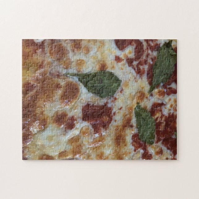 Puzzle Cuisine de pizza au fromage maison (Horizontal)