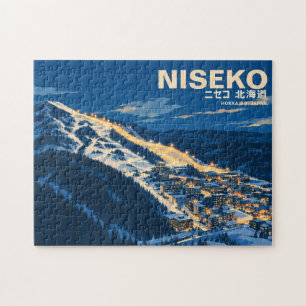 Puzzle Culture de la neige au Japon, ville de Niseko ニセコの