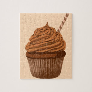 Puzzle Cupcake au chocolat