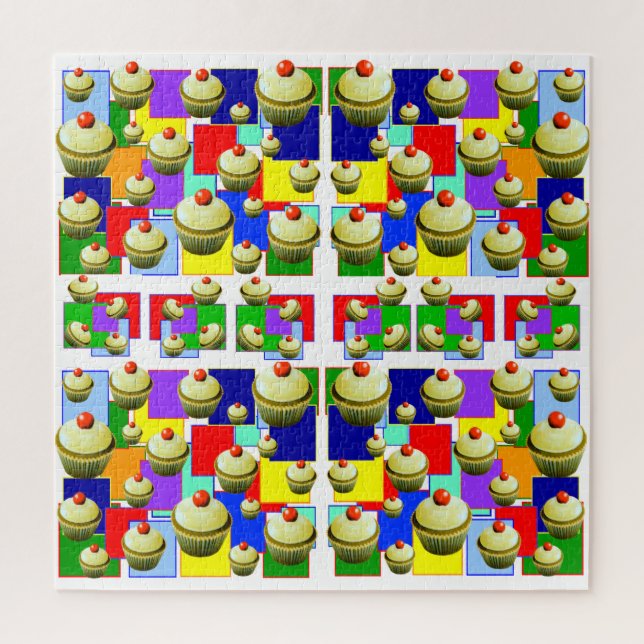 Puzzle Cupcakes (Vertical)