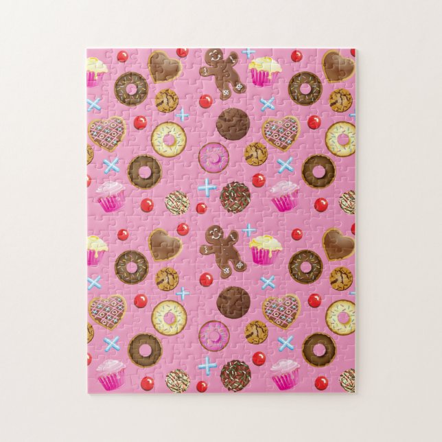 Puzzle Cupcakes et cuisson colorés (Vertical)