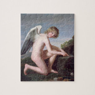 Puzzle Cupidon affilant ses flèches, 1798 (huile sur la