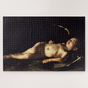 Puzzle Cupidon dormant (1608) par Caravaggio