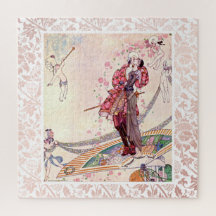 Cupidons, princesse et prince sur un ventilateur m