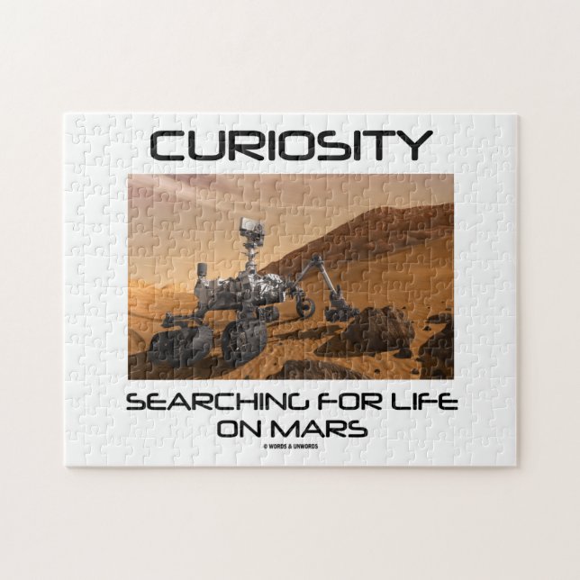 Puzzle Curiosité recherchant la vie sur Mars (Mars Rover) (Horizontal)