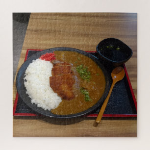 Puzzle Curry japonais Katsu et Riz