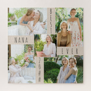 Puzzle Custom 5 Photo Collage Meilleur Carré Nana Jamais