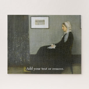 Puzzle Custom art, "Whistler's Mother" Whistler, 1871.