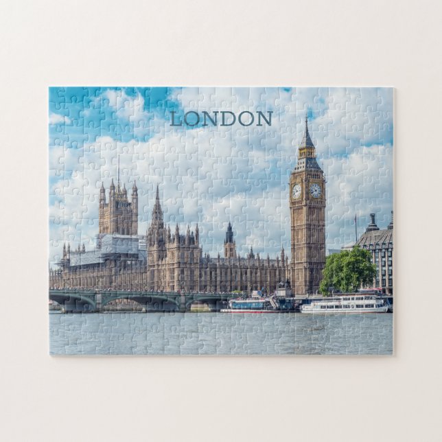 Puzzle Custom Text London (Horizontal)