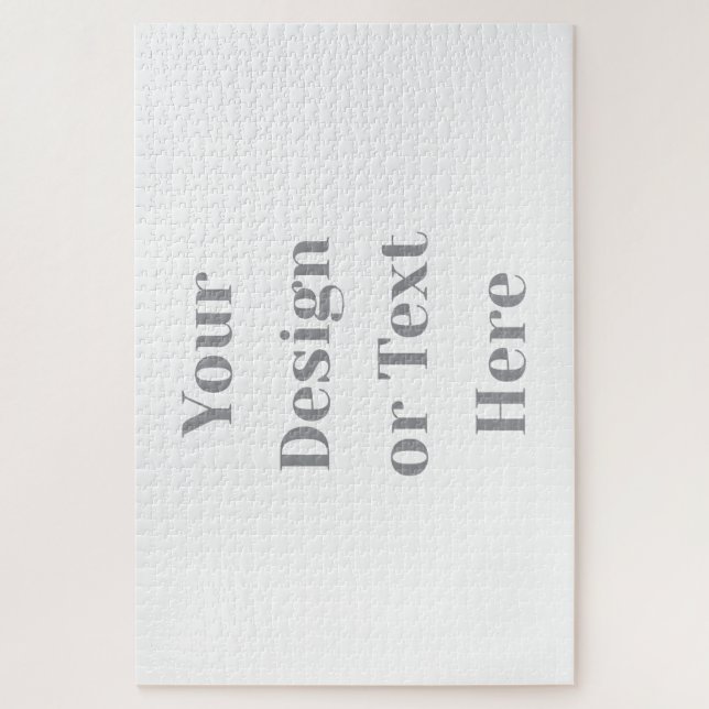 Puzzle Customizable Your Design or Text Here Personalized (Vertical)