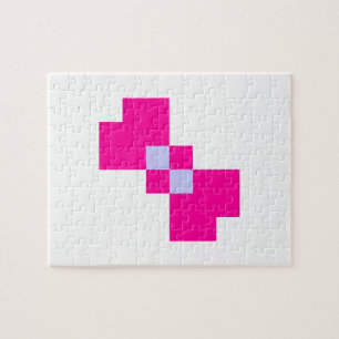Puzzle Cute 8 bits Pixel Bow