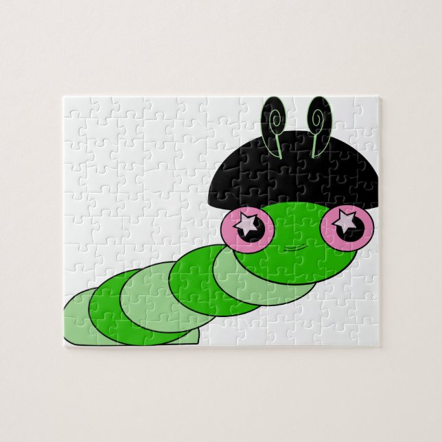 Puzzle Cute Caterpillar (Horizontal)